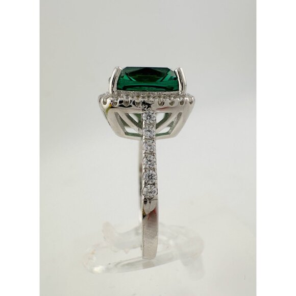 3.56 Carat Lab Created Pariaba Color Change Ring Size 8 - Picture 7 of 16